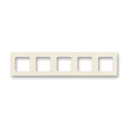 3901H-A05050 17  Rámeček pro elektroinstalační přístroje, pětinásobný, slonová kost / bílá